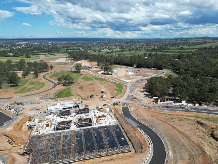 Construction of Macarthur Memorial Park